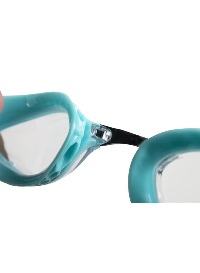 arena Air-Speed  CLEAR-TURQUOISE  - Professional Racing Goggles with Honeycomb Seals - Image 2
